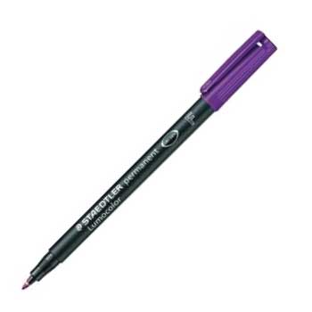 Marcador Permanente Fino Lumocolor 318F 0,6mm Violeta 1un