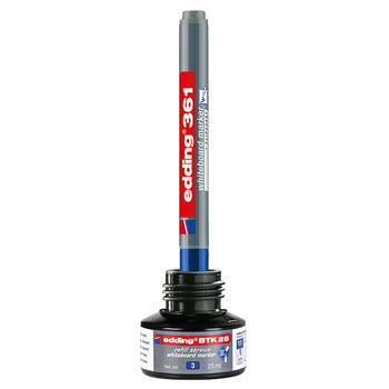 Recarga Marcador Quadros Brancos Edding BTK25 Preto 25ml 1un