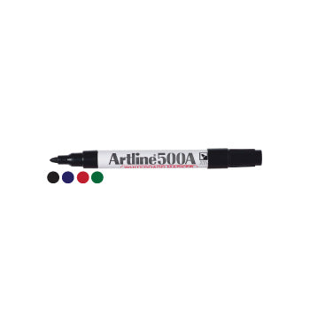 Marcador Quadros Brancos Artline 500A 2mm Preto 12un