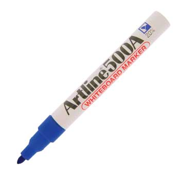 Marcador Quadros Brancos Artline 500A 2mm Azul 12un