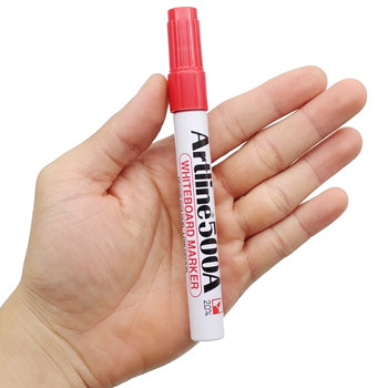 Marcador Quadros Brancos Artline 500A 2mm Vermelho 12un