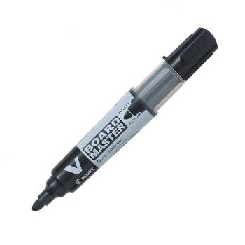 Marcador Quadros Brancos Recarregável Pilot VBoard Preto 1un