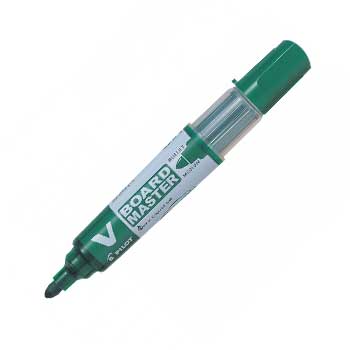 Marcador Quadros Brancos Recarregável Pilot VBoard Verde 1un