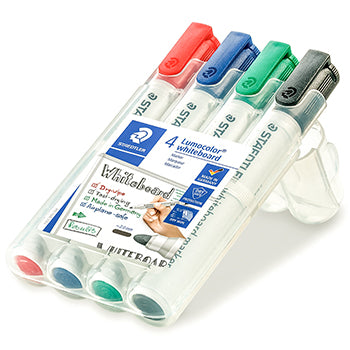 Marcador Quadros Brancos Lumocolor 351 WP 2mm 4 Cores 4un
