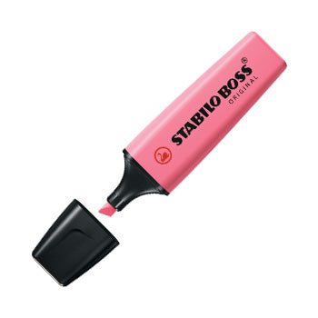 Marcador Fluorescente Stabilo 70/150 Rosa Cereja Pastel 10un