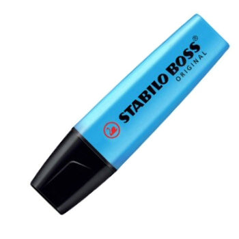 Marcador Fluorescente Stabilo 70/31 Azul 10un