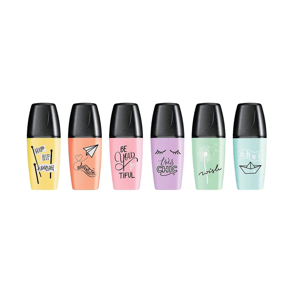 Marcador Fluorescente Stabilo 07/06-27 6 Cores Pastel 6un