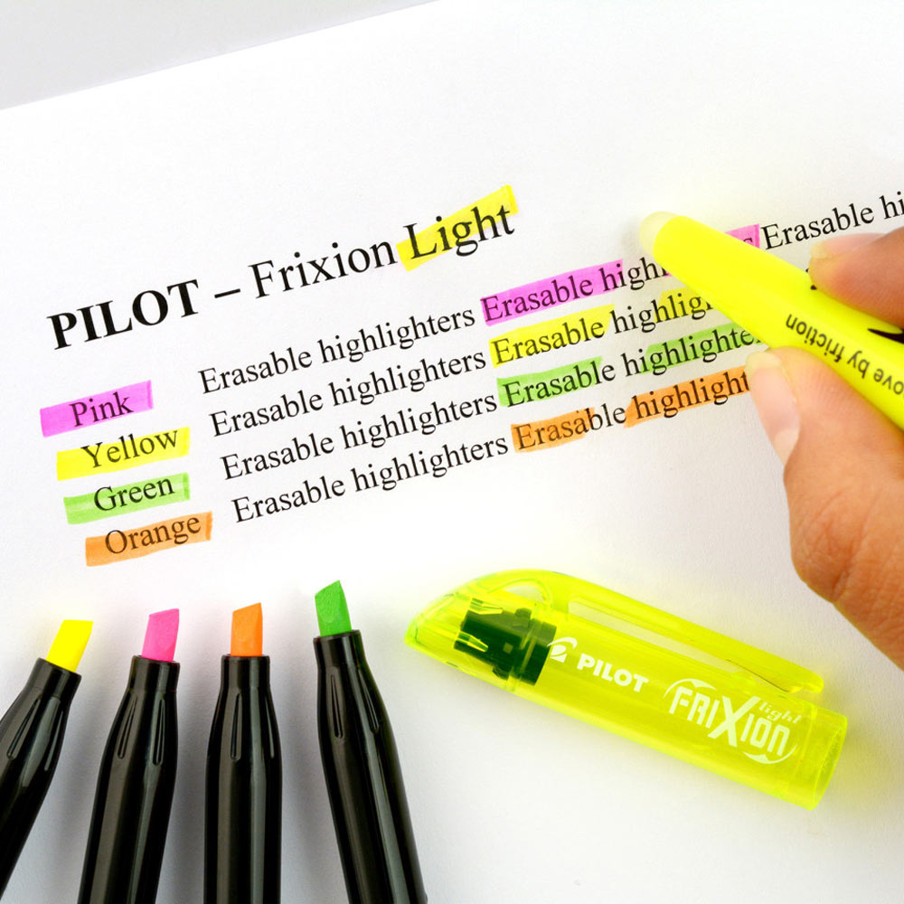 Marcador Apagável Fluorescente Pilot Frixion Light Laranja