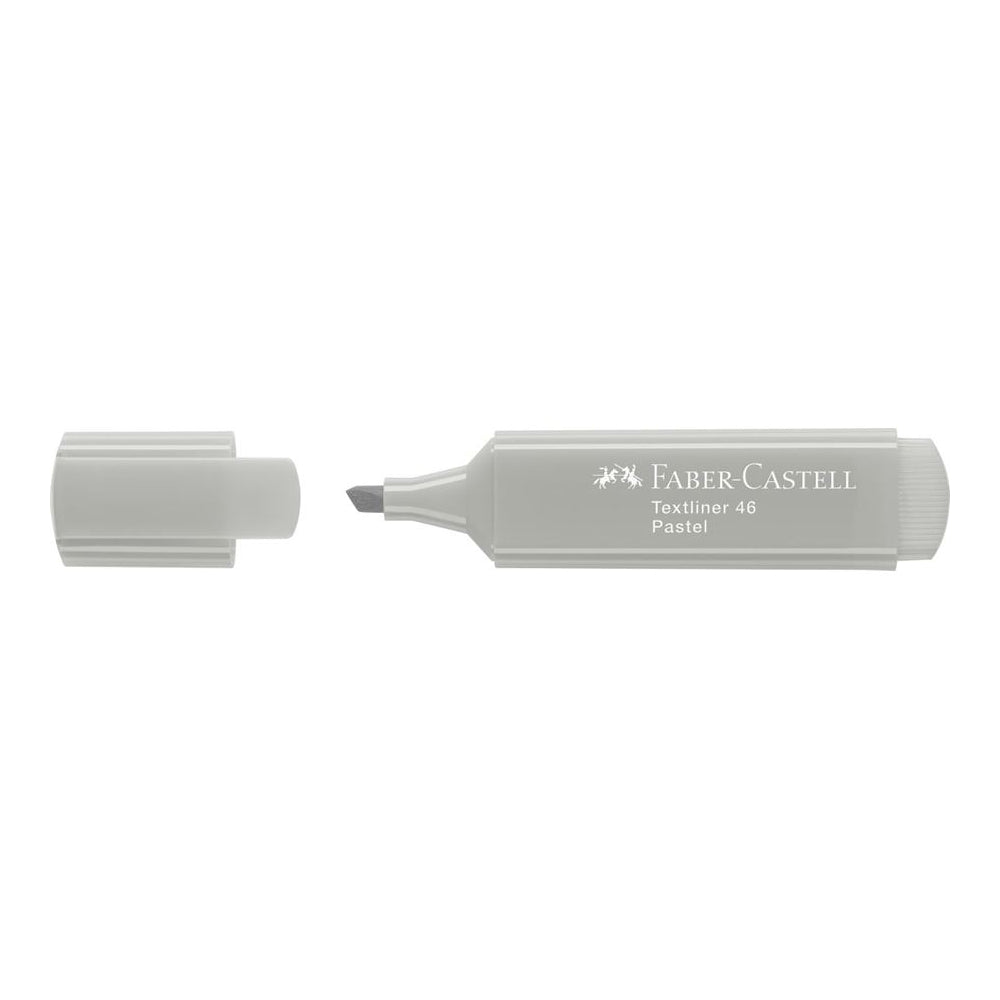 Marcador Fluorescente Faber Textliner 46 Cinza Pastel 10un