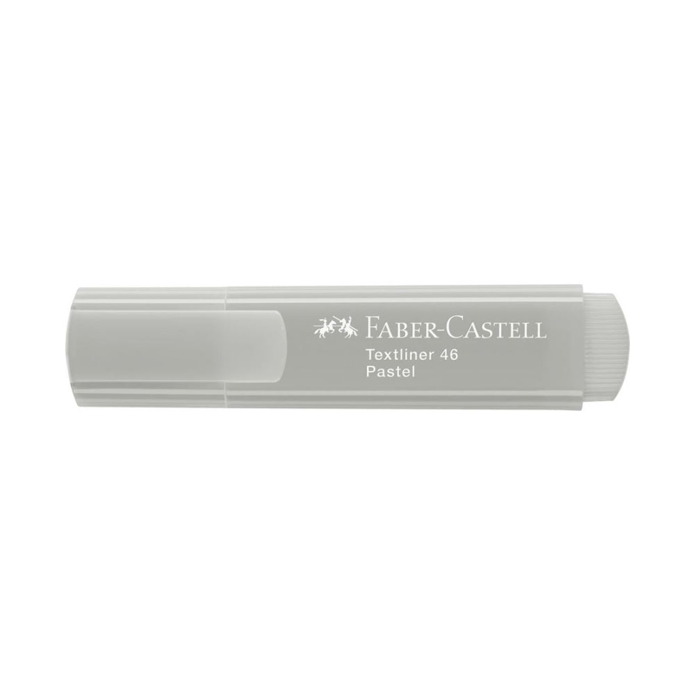 Marcador Fluorescente Faber Textliner 46 Cinza Pastel 10un