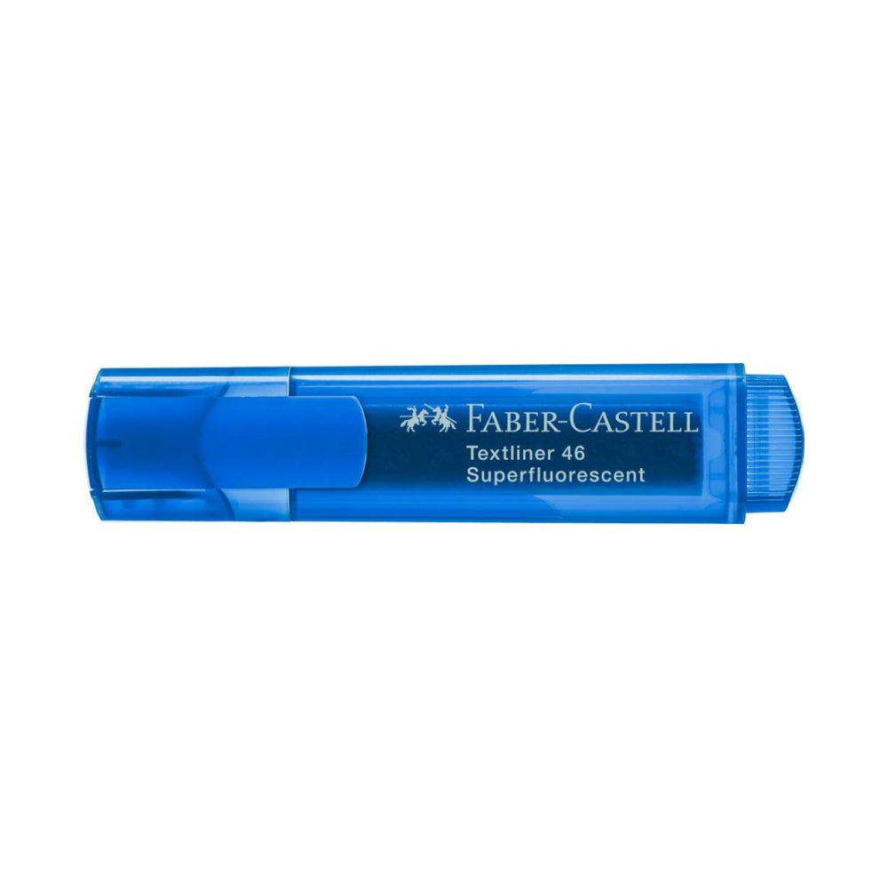 Marcador Fluorescente Faber Textliner 46 Azul 10un