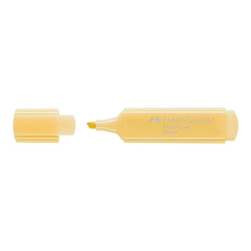 Marcador Fluorescente Faber Textliner 46 Baunilha Pastel 10u