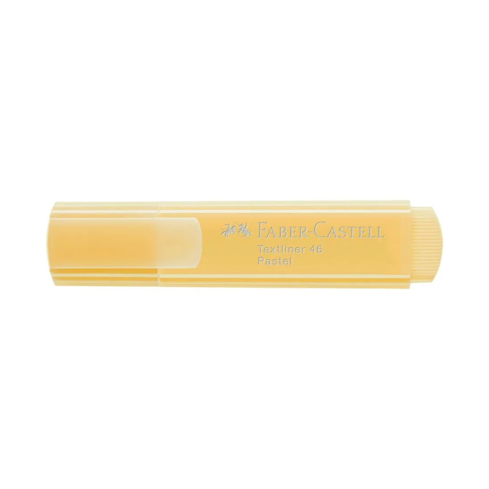 Marcador Fluorescente Faber Textliner 46 Baunilha Pastel 10u