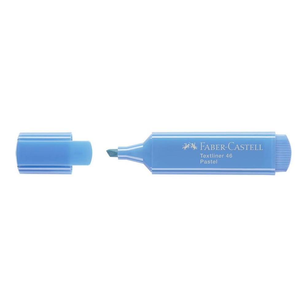 Marcador Fluorescente Faber Textliner 46 Marino Pastel 10un