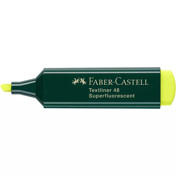 Marcador Fluorescente Faber Textliner 48 Amarelo 10un