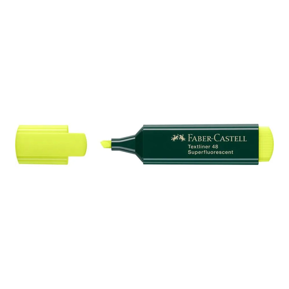 Marcador Fluorescente Faber Textliner 48 Amarelo 10un
