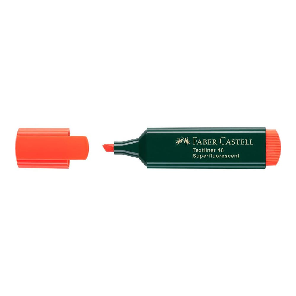 Marcador Fluorescente Faber Textliner 48 Laranja 10un