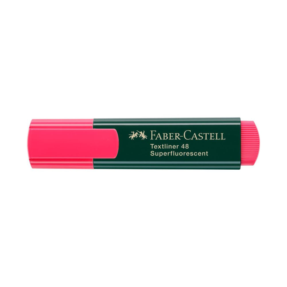 Marcador Fluorescente Faber Textliner 48 Vermelho 10un