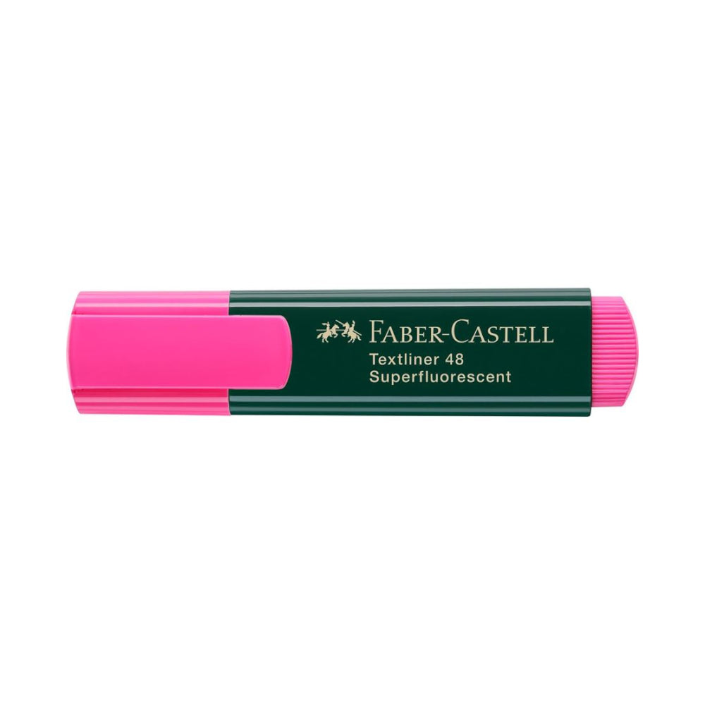 Marcador Fluorescente Faber Textliner 48 Rosa 10un