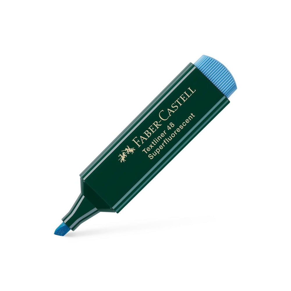 Marcador Fluorescente Faber Textliner 48 Azul 10un