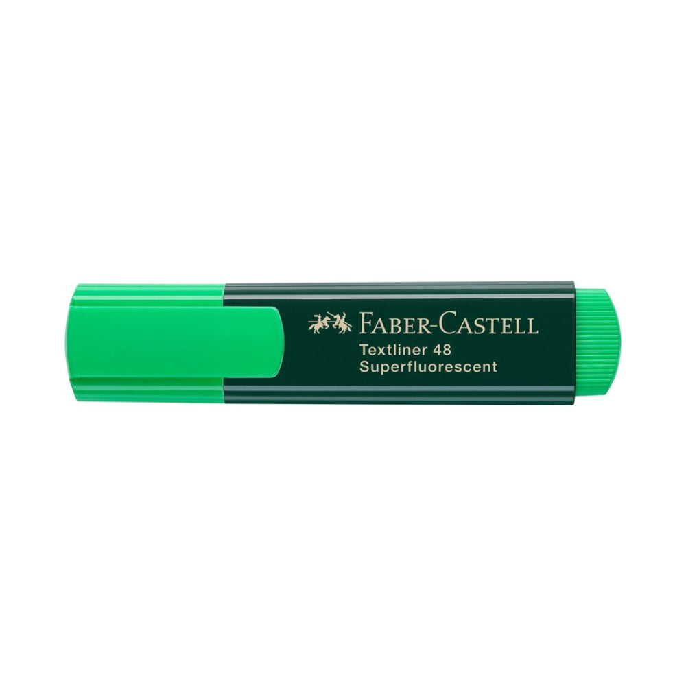 Marcador Fluorescente Faber Textliner 48 Verde 10un