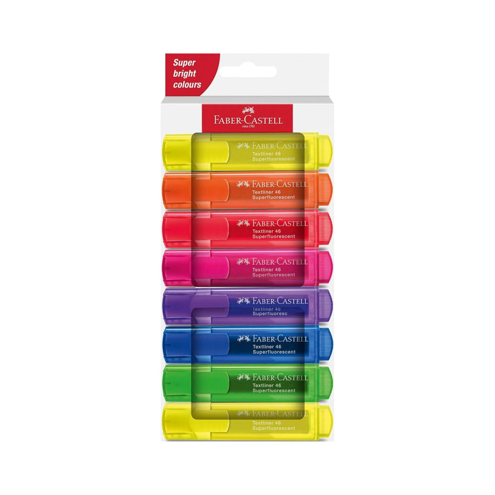 Marcador Fluorescente Faber-Castell Textliner 46 Sortido 8un