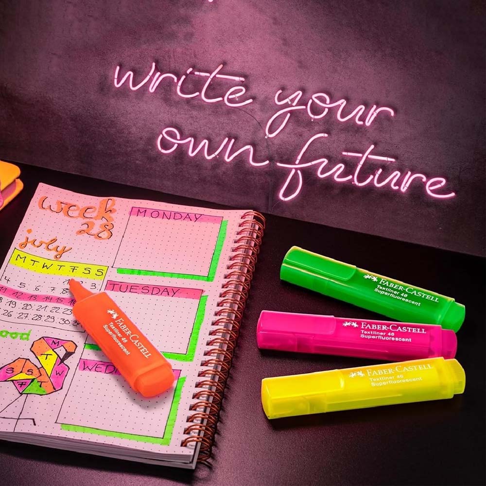 Marcador Fluorescente Faber-Castell Textliner 46 Sortido 8un