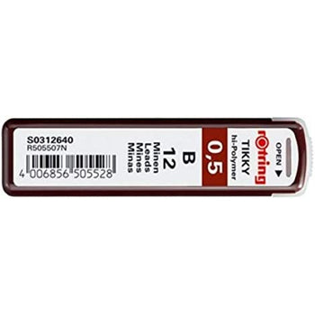 Minas Grafite 0,5mm HB Rotring 12un