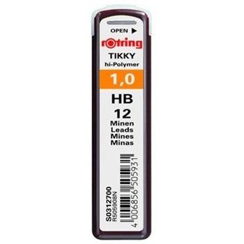 Minas Grafite 1mm HB Rotring 12un