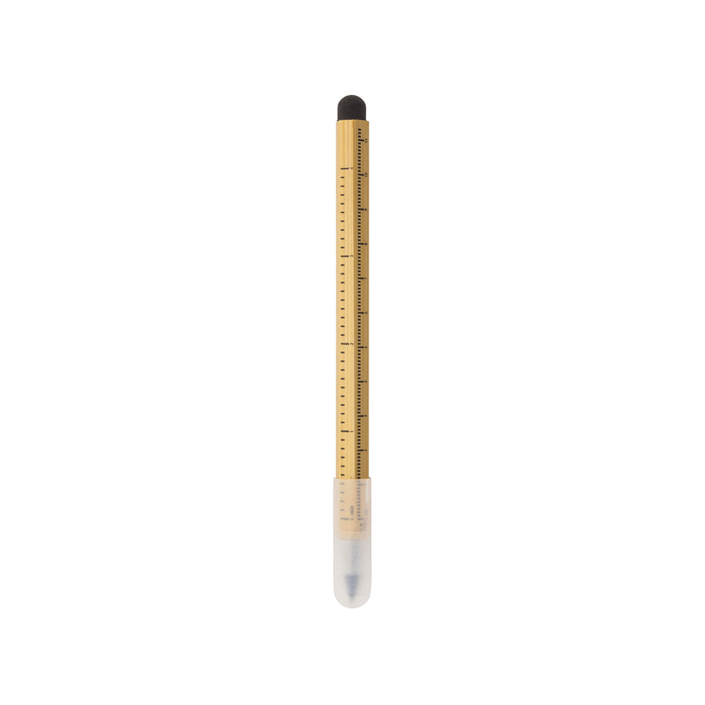 Lápis Infinito Bambu com Ponta Touch e Régua