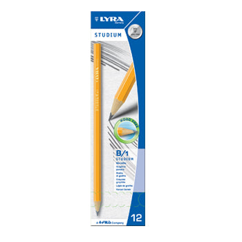 Lápis Grafite Nº1-B Lyra Studium Cx 12un