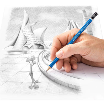 Lápis Grafite 100 G24 STAEDTLER Mars Lumograph Cx Metal 24un