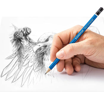Lápis Grafite 61 100 C6 STAEDTLER Oferta Borracha + Afia 6un