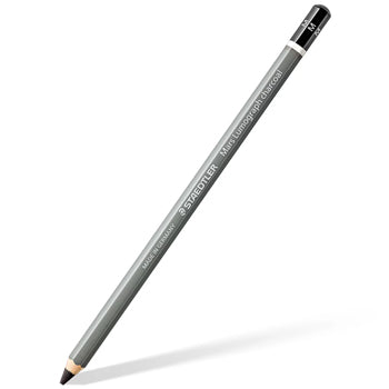 Lápis Carvão 100C STAEDTLER Charcoal + Esfuminho 3un