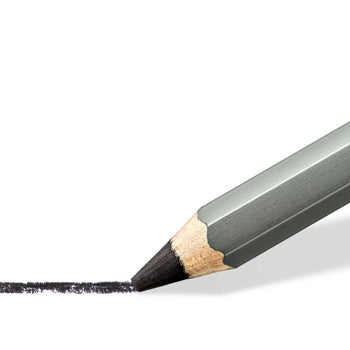 Lápis Carvão 100C STAEDTLER Charcoal + Esfuminho 3un