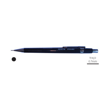 Lapiseira 0,7mm Epene EP18-0001  Preto 1un