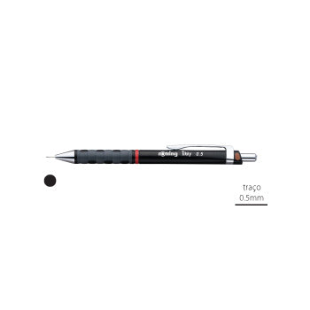 Lapiseira 0,5mm Rotring Tikky II  Preto