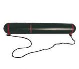Tubo Porta Desenhos Plástico 40cm Diâmetro 5cm Preto