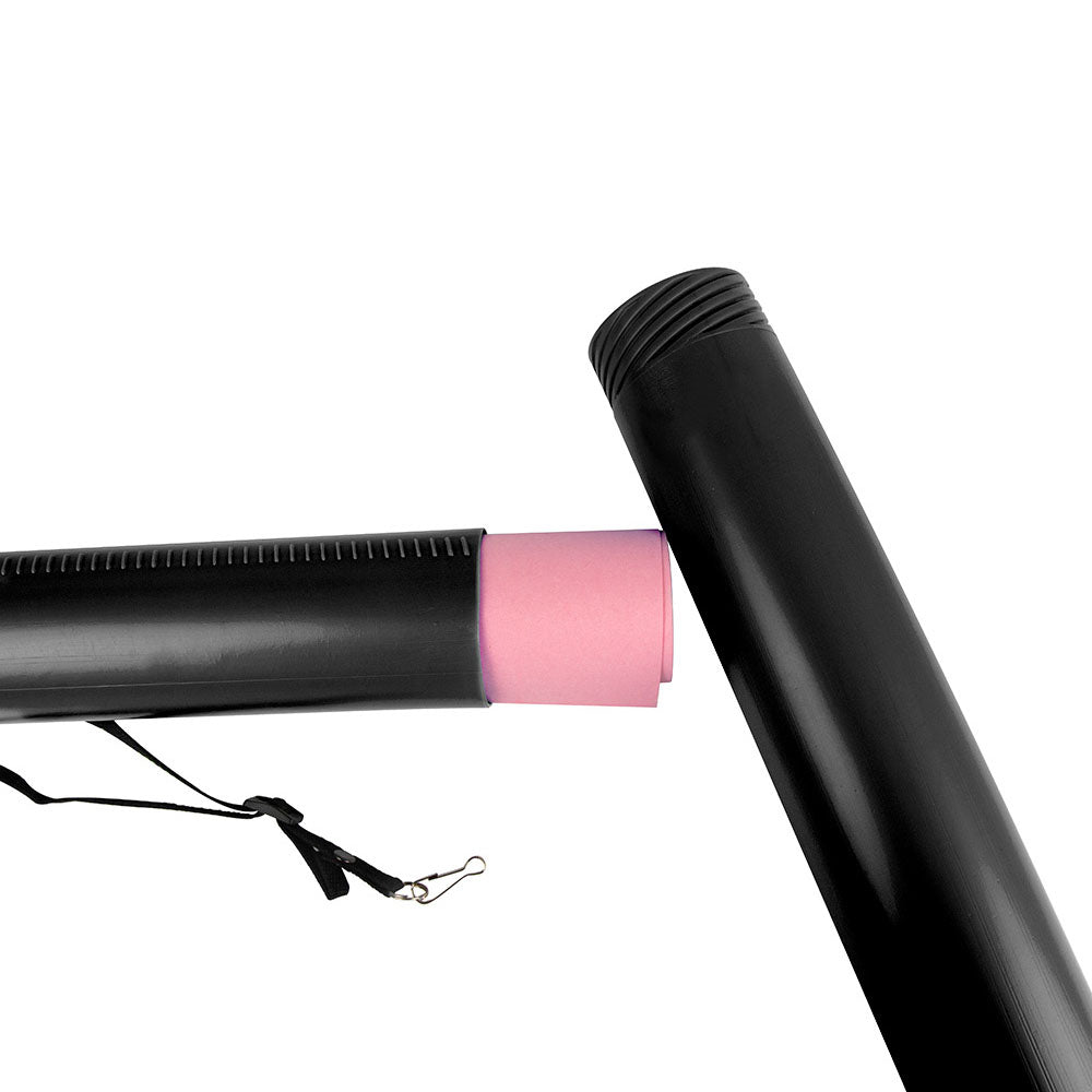 Tubo Porta Desenhos Plástico 50cm Diâmetro 6cm Preto