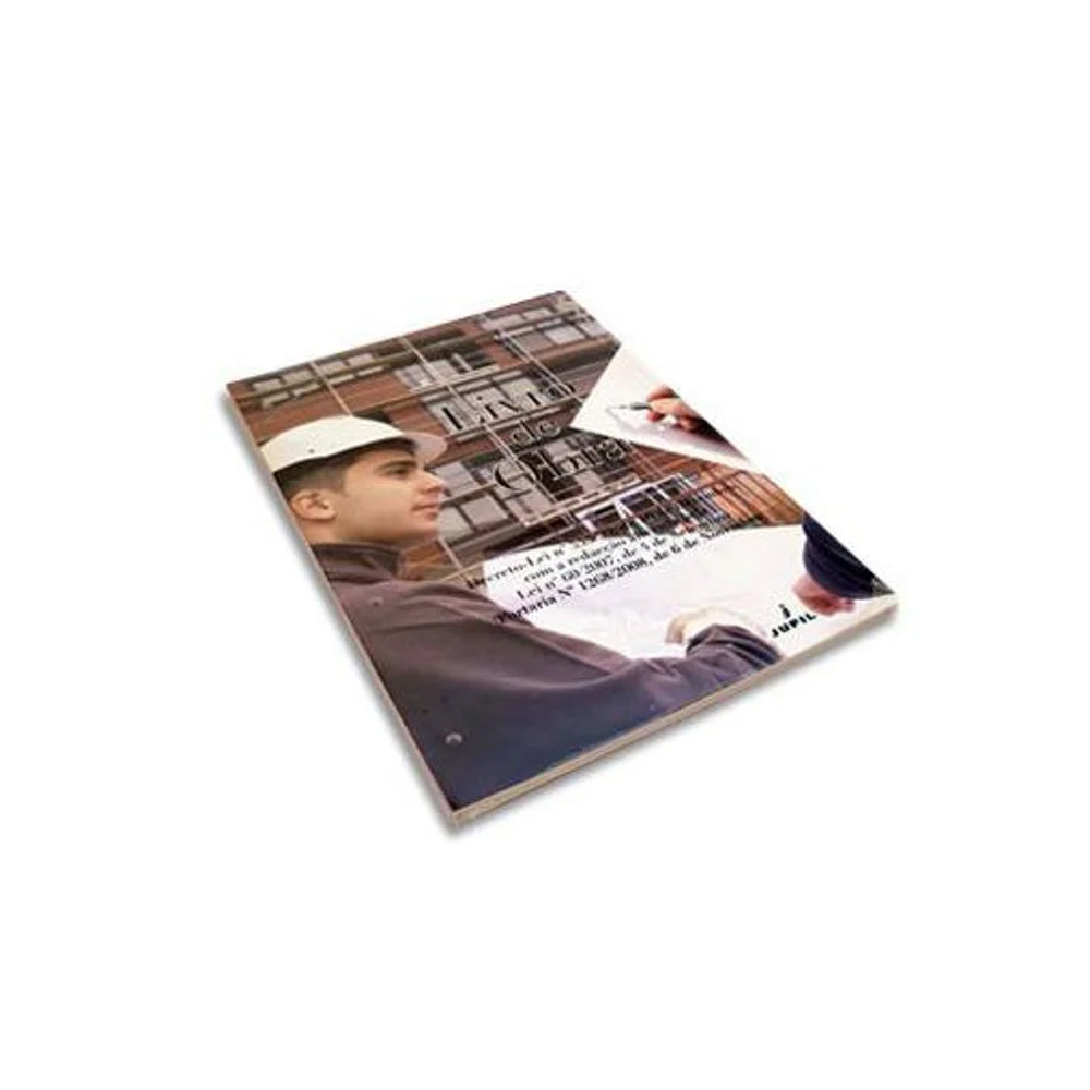 Livro Registo de Obra Manual Jufil