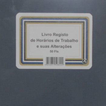 Livro Ponto Registo de Horário Trabalho e Alterações