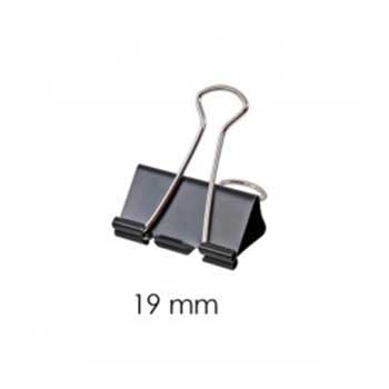 Molas para Papeis 19mm Cx 12un
