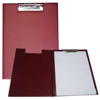 Prancheta A4 Plástico c/Capa e Bolsa Interior 255.01 Preto
