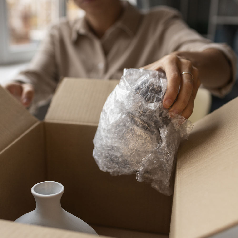 Plástico Proteção com Bolhas de Ar 40cmx50m Rolo