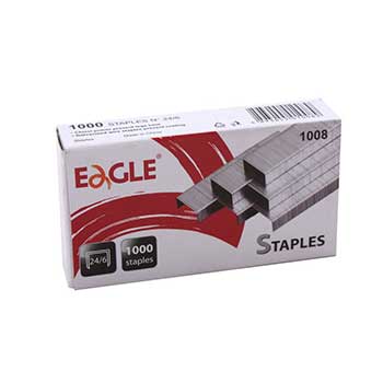 Agrafos 24/6 Eagle (2/20 Folhas) Cx1000un