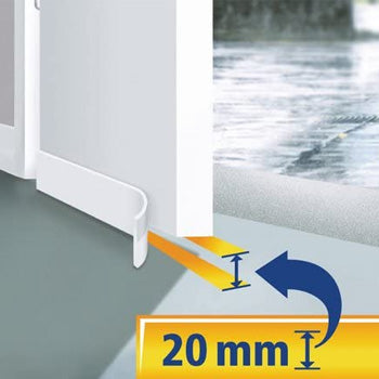 Fita Adesiva Espuma Veda Portas Densa 38mmx1m Tesa Castanho