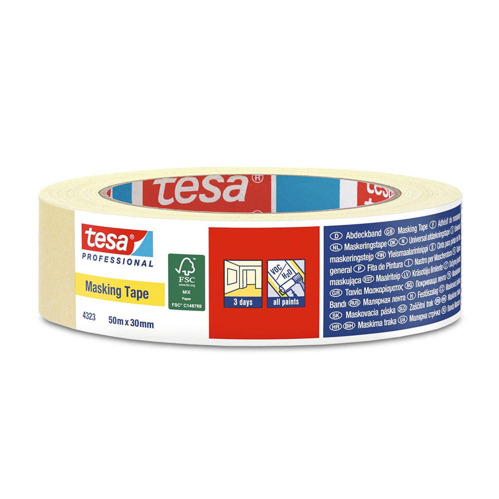 Fita Adesiva Crepe 25mmx50m Tesa Professional 4323
