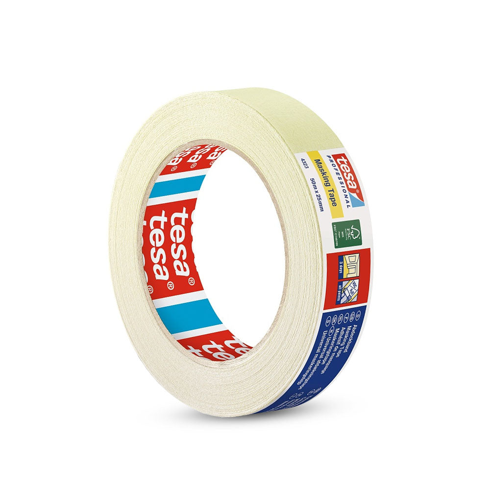 Fita Adesiva Crepe 25mmx50m Tesa Professional 4323