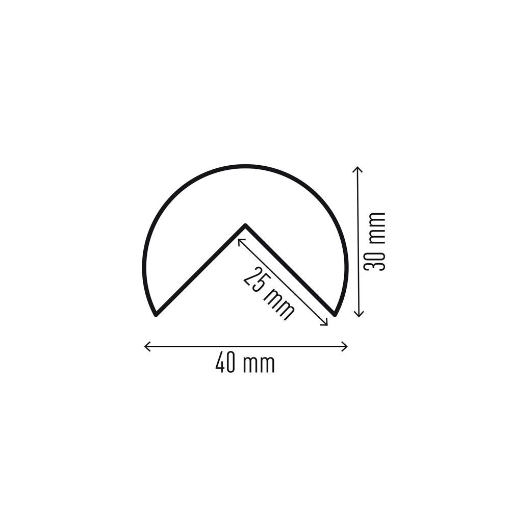 Perfil Protetor Esquinas Durable 1100-130 CR25R 1m