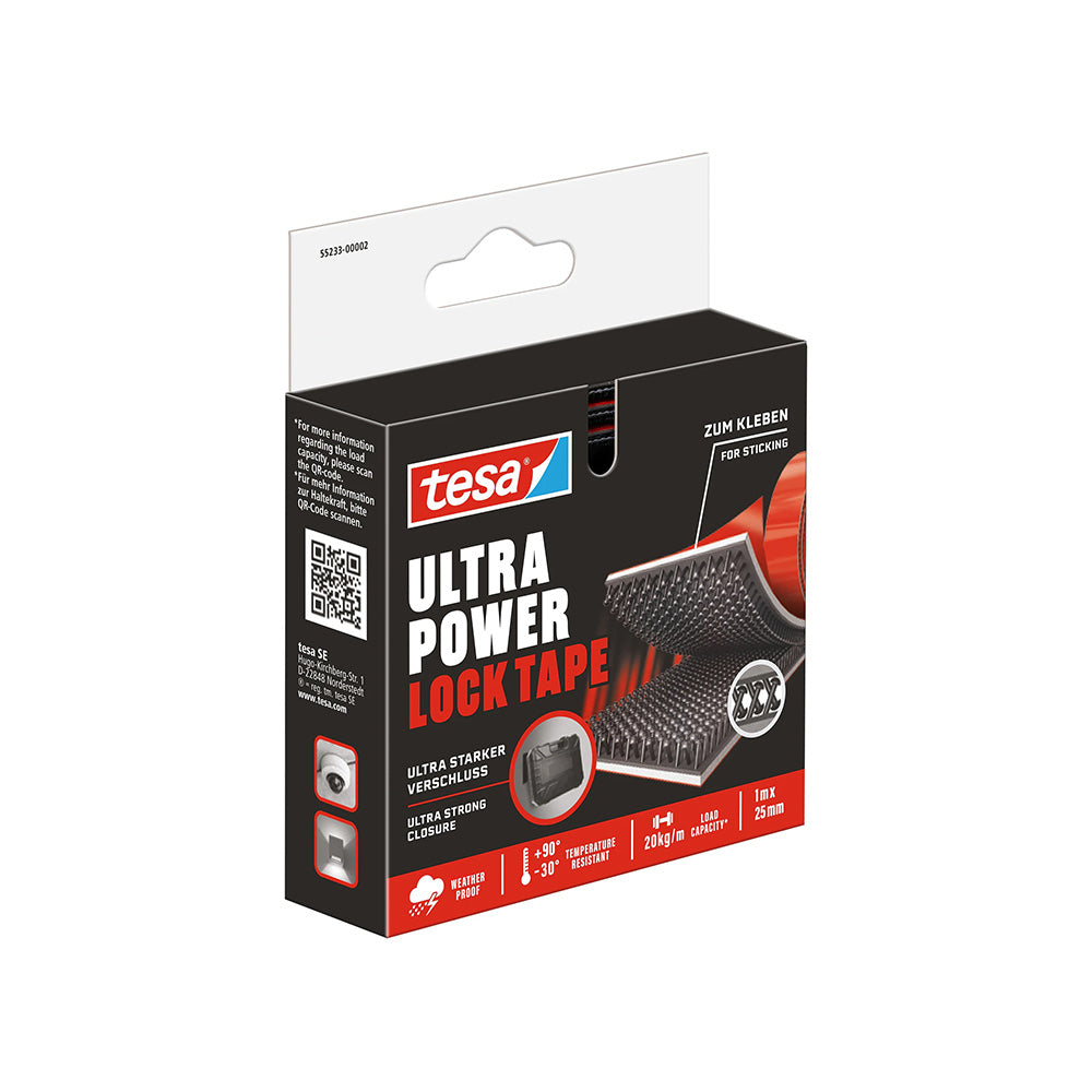 Tiras Fixação 50mmx25mm Tesa Ultra Power Lock 4un